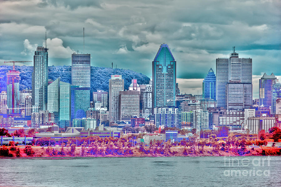 Summer Photograph - Montreal overview by Claudia M Photography
