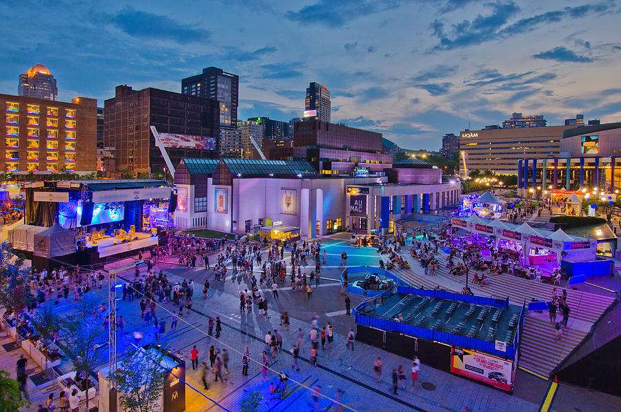 Montreal Place des Arts Photograph by Marc Bruxelle Fine Art America