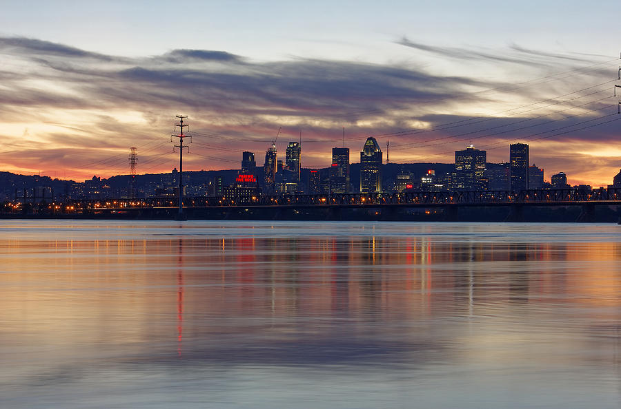 Montreal Sunset Photograph by Romeo Andrei Cana