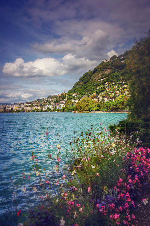 Montreux Lake Geneva  Photograph by Carol Japp