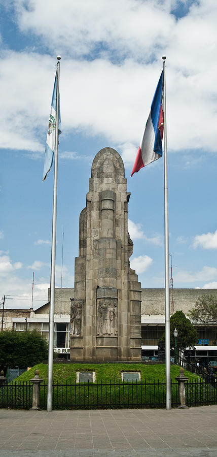 Monument Central Square Quezaltenango Guatemala Photograph by Douglas ...