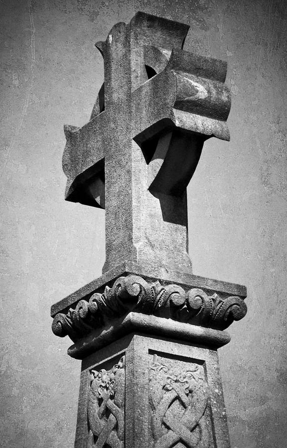 Cork Photograph - Monument Cross Macroom Ireland by Teresa Mucha