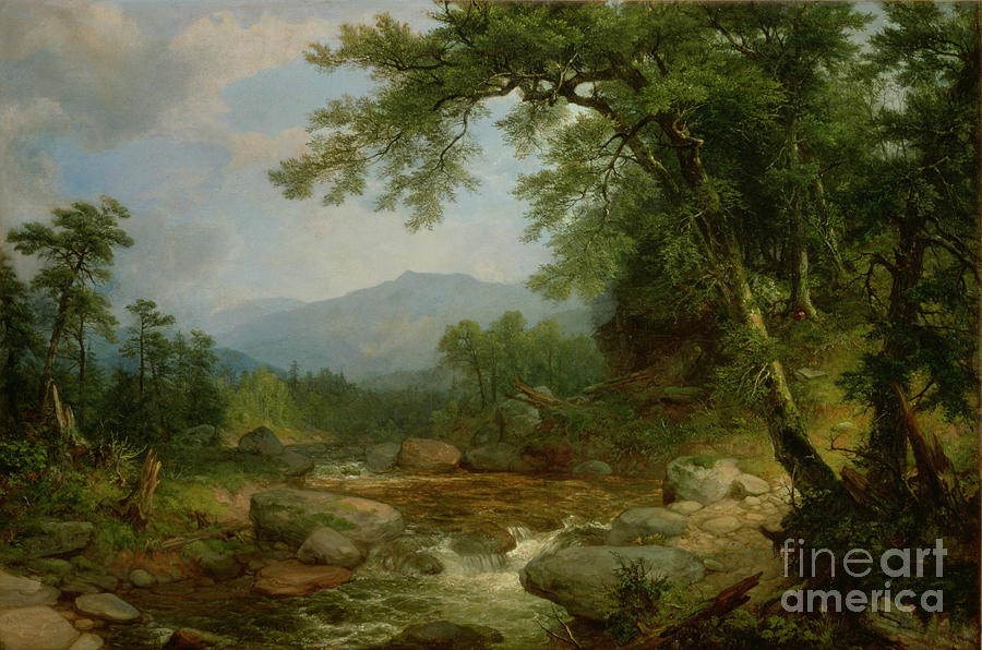 Monument Mountain - Berkshires Painting by Asher Brown Durand