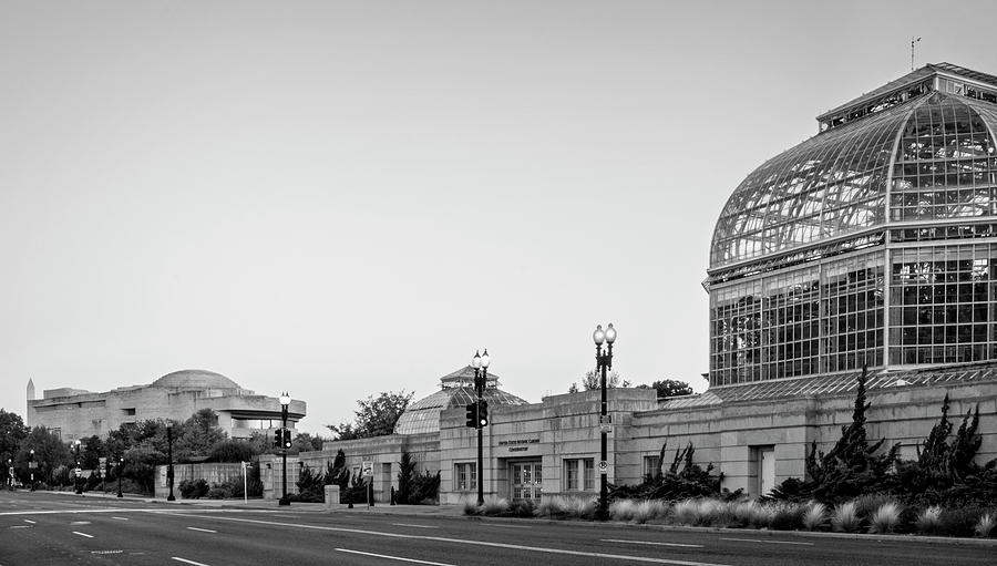 Monument Museum and Garden In Black and White Photograph by Greg and Chrystal Mimbs