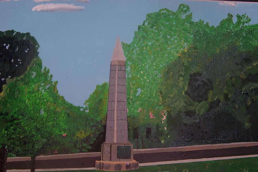 Tree Painting - Monument of the Revolutionary War of 1776 by William Demboski