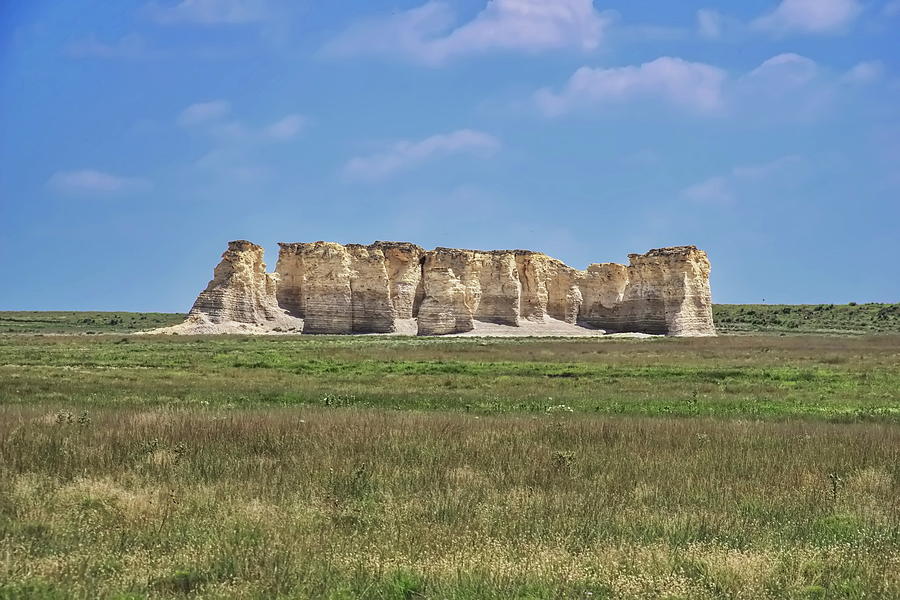 Monument Rocks in Kansas Photograph by Alan Hutchins
