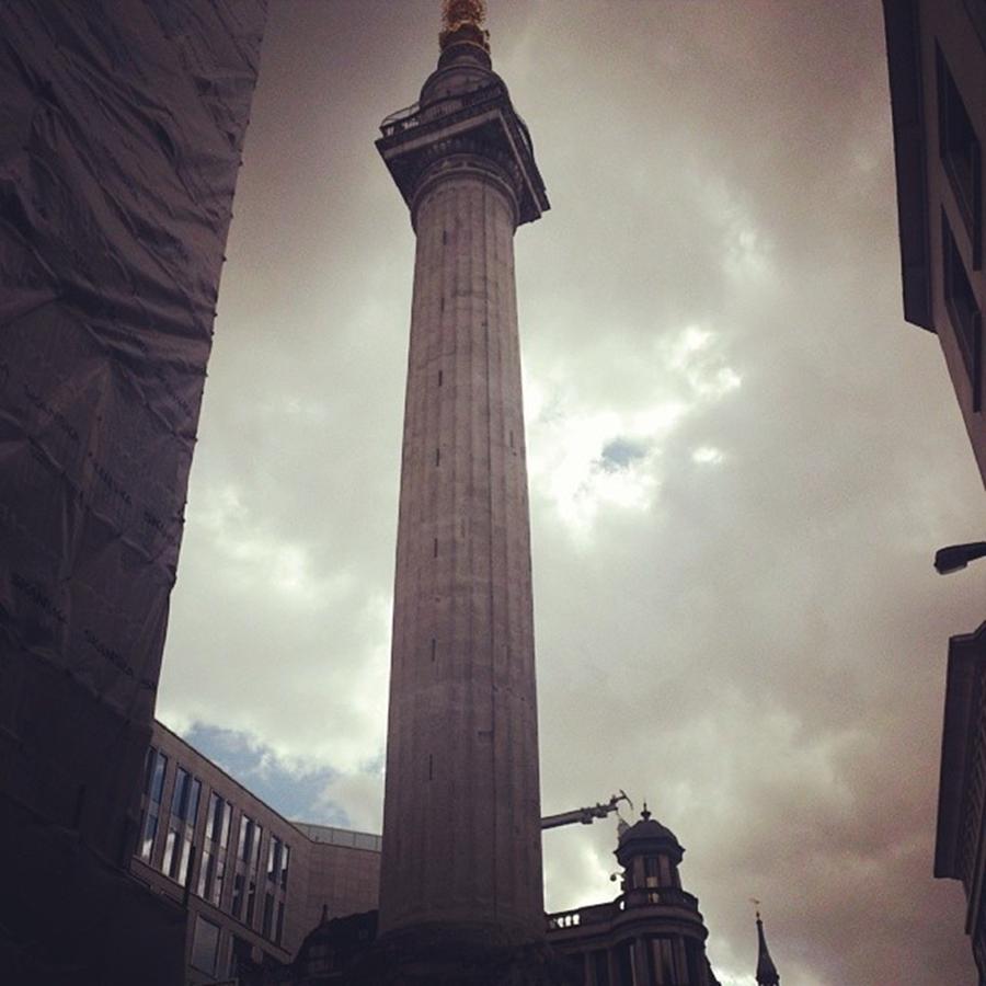 London Photograph - #monument #secret London Tours #london by Julie Featherstone