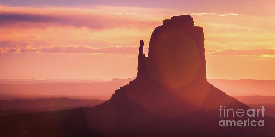 Monument Sunrise Pano Photograph by Anthony Michael Bonafede