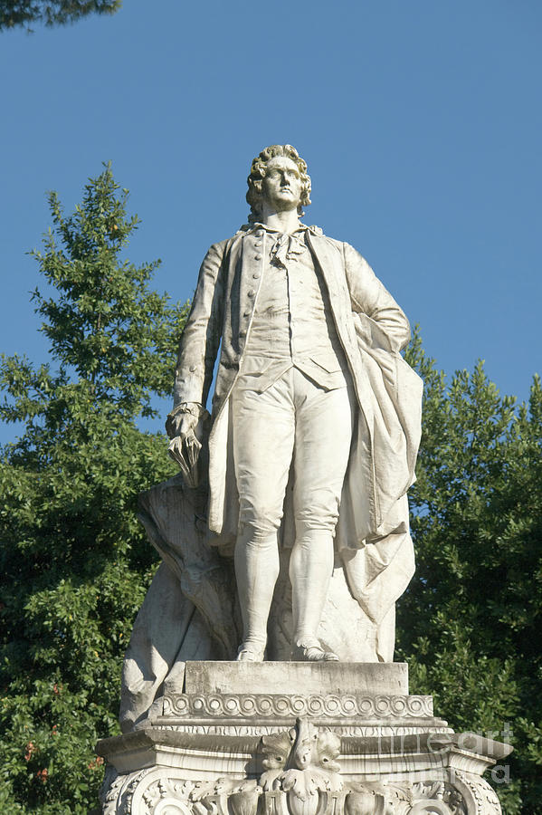 Monument to Goethe in Rome Photograph by Fabrizio Ruggeri