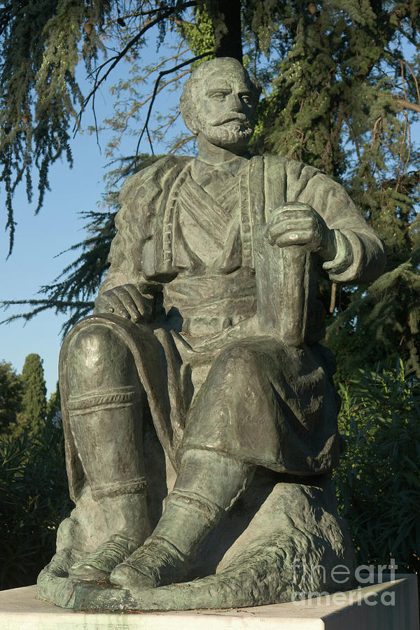 Monument to Petar Njegos in Rome. Photograph by Fabrizio Ruggeri