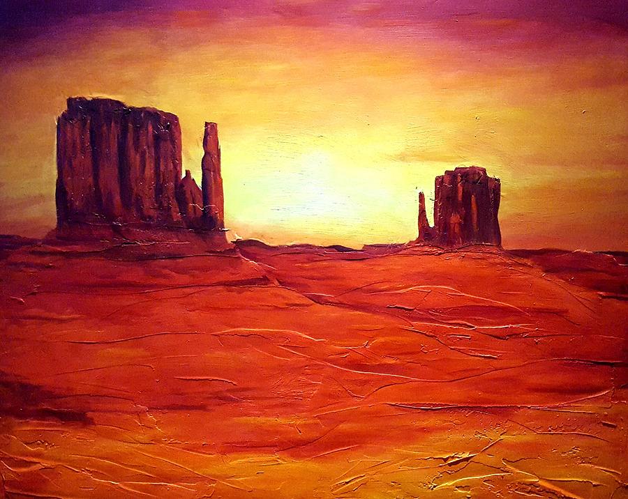 Monument Valley Painting by Alan Conder