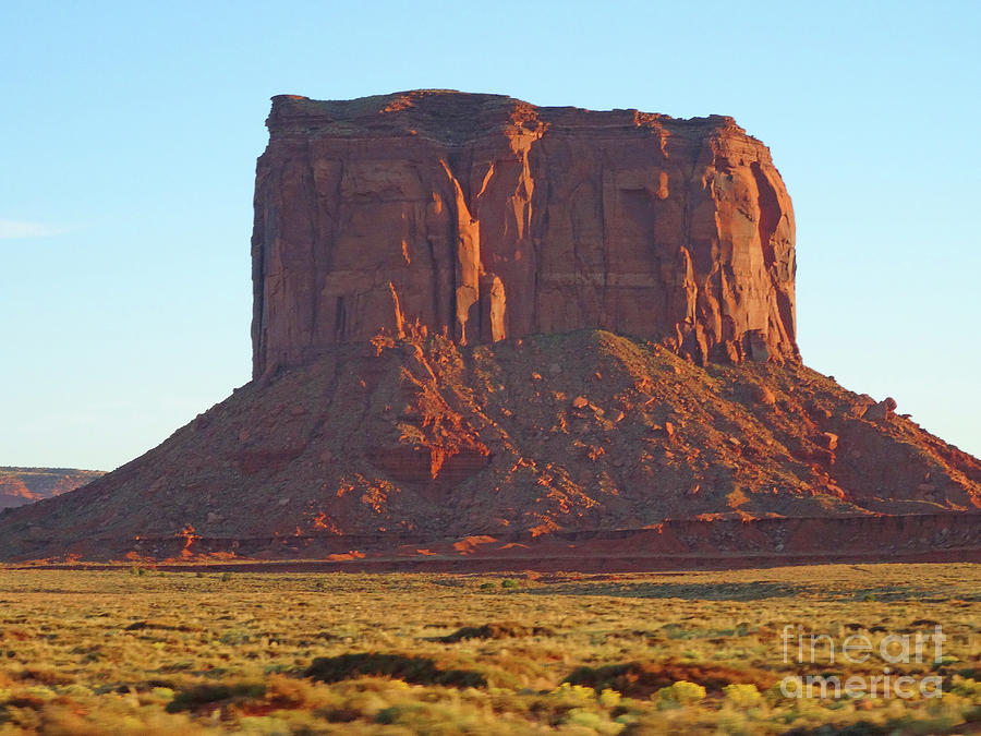 Monument Valley Butte Photograph by Eunice Warfel