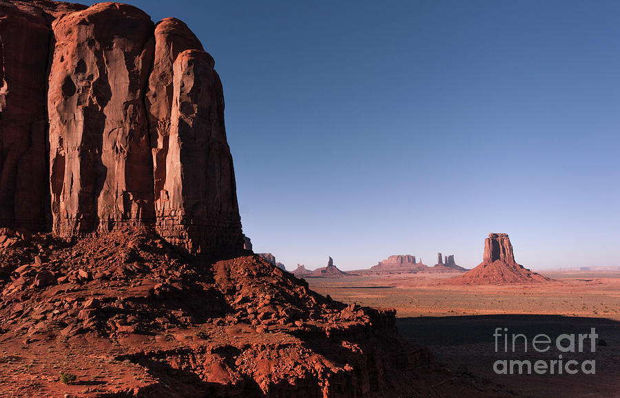 Monument Valley Buttes and Desert #2, Utah, USA Photograph by Philip Preston