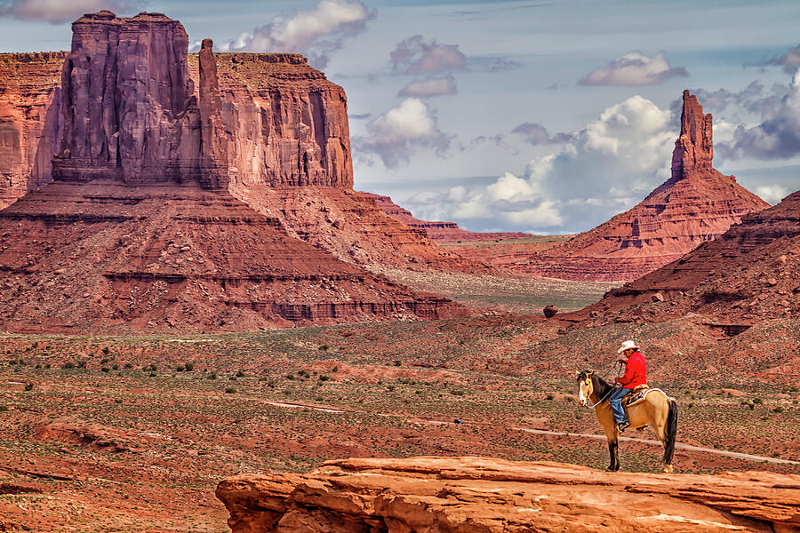 Monument Valley Cowboy  2548 Photograph