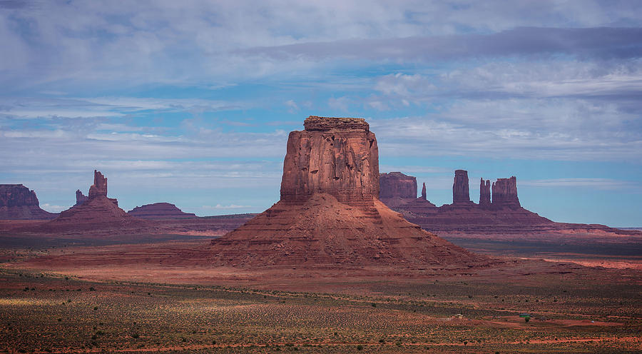 Monument Valley From Artists Point Photograph by Bud Simpson