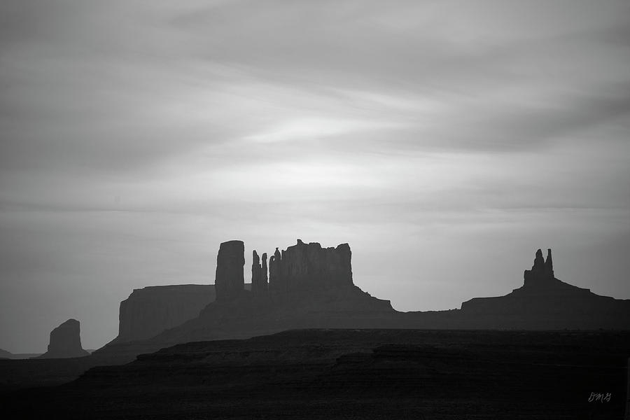 Monument Valley III BW Photograph by David Gordon