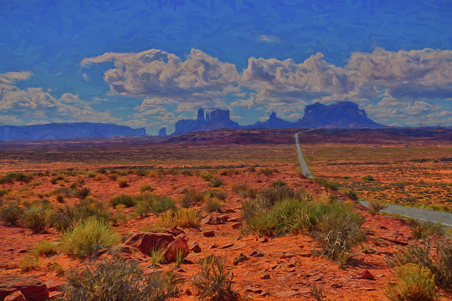 Monument Valley Impressions Photograph by Greg Norrell