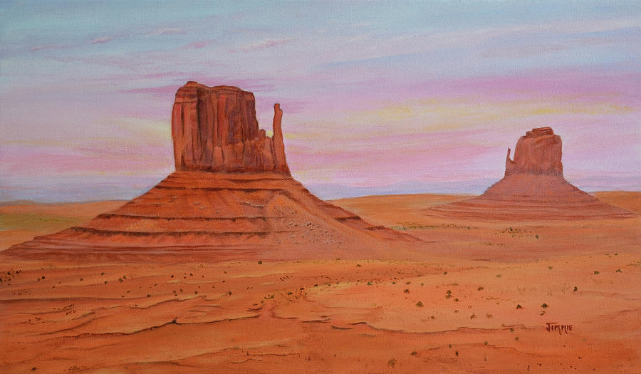 Monument Valley Painting by Jimmie Bartlett