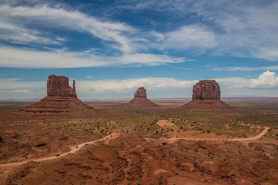 Summer Photograph - Monument Valley by Jonas Wehbrink