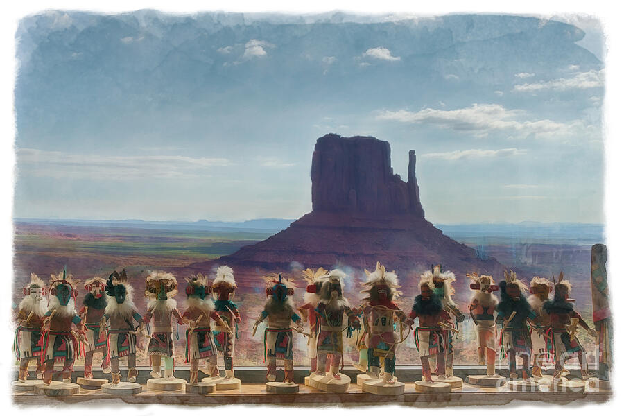 Monument Valley Kachina Dolls Photograph by Priscilla Burgers