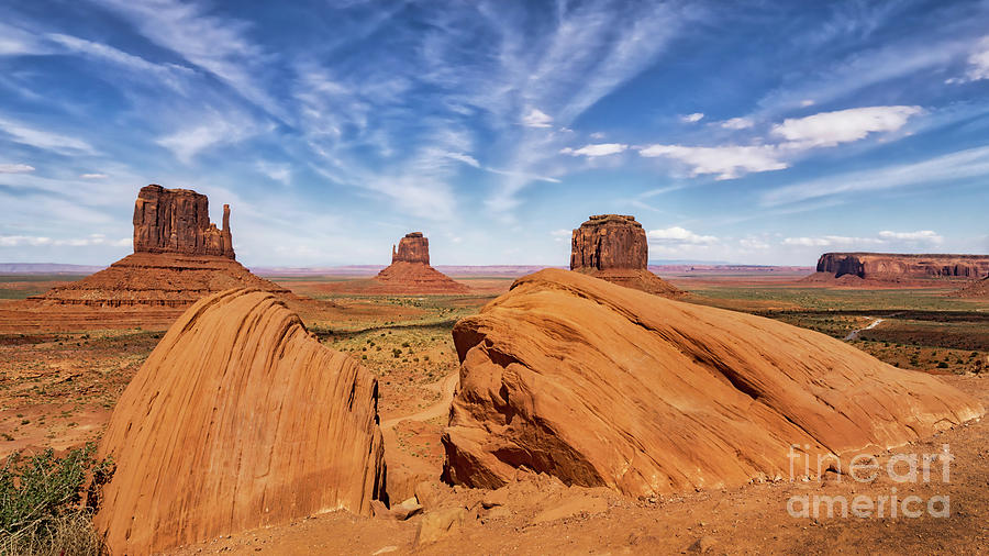 Monument Valley Land And Sky Photograph