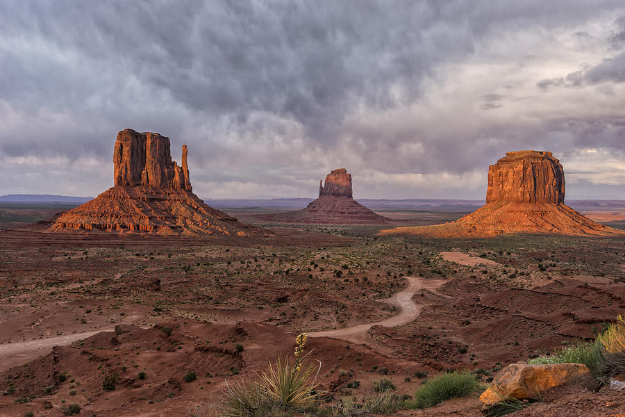 Monument Valley Mittens AZ DSC03662 Photograph by Greg Kluempers