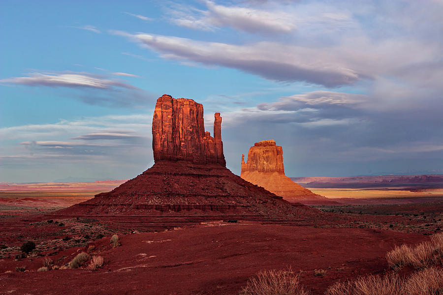 Monument Valley Mittens Photograph by Peter Tellone