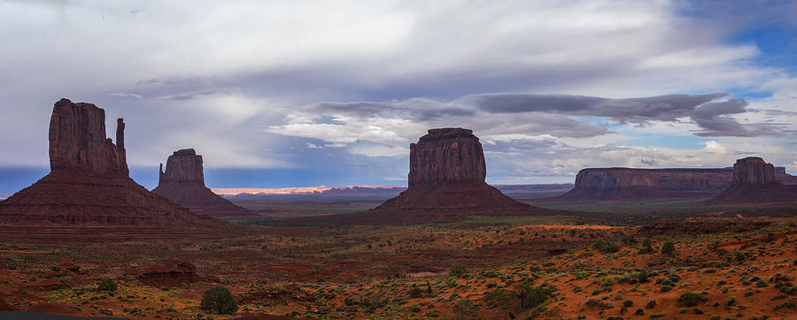 Monument Valley Panorama Photograph by Brad Scott