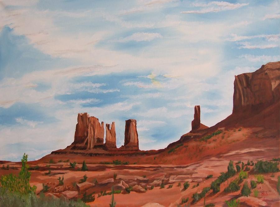 Monument Valley Painting by Robert Silvera - Fine Art America