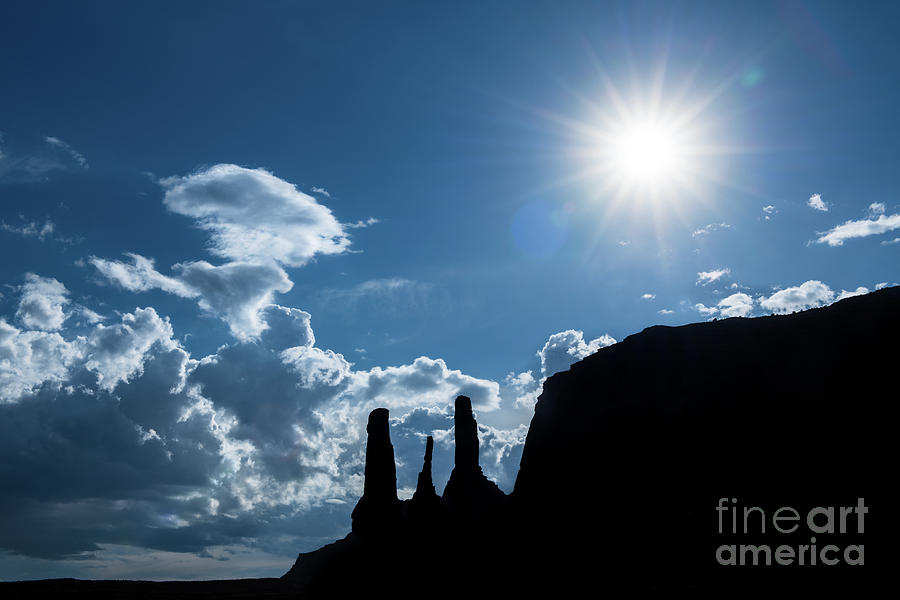 Landmark Photograph - Monument Valley Star by Jamie Pham