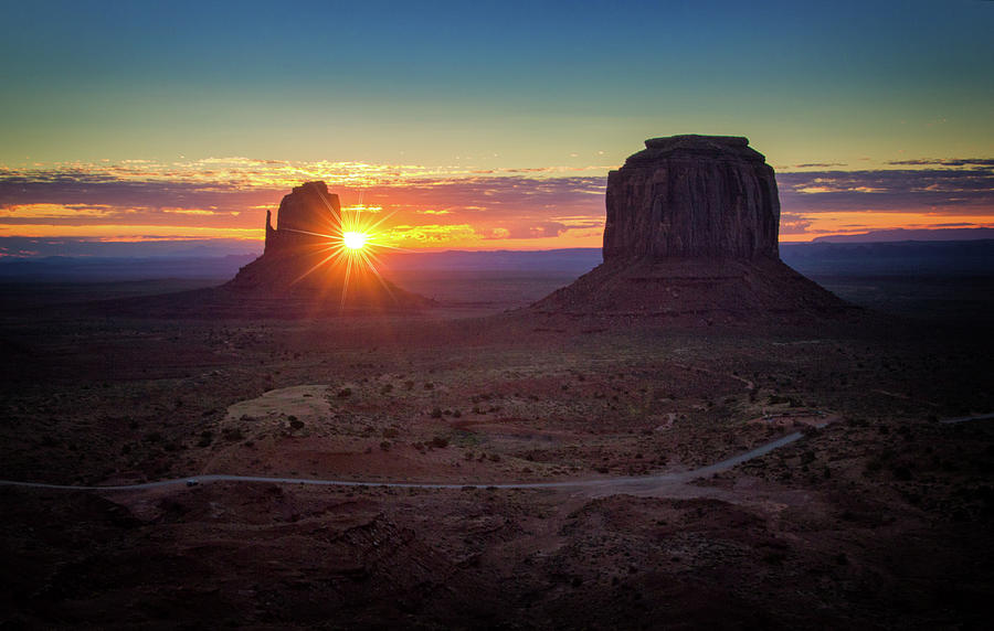 Monument Valley Sunrise Photograph by Carolyn Derstine