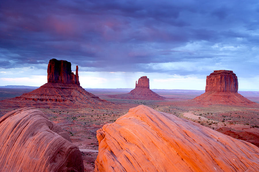 Monument Valley Sunset Photograph by Eric Foltz