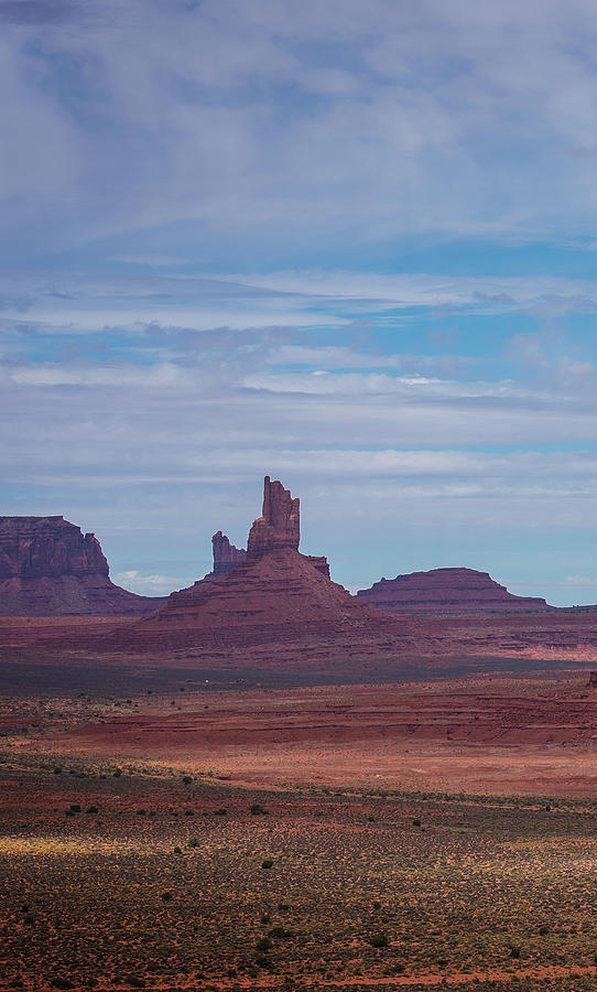 Monument Valley Triptych Panel No.1 Photograph by Bud Simpson