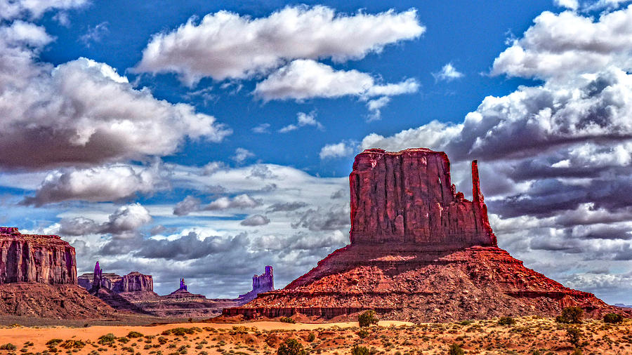 Monument Valley Vibrant Photograph by Lawrence S Richardson Jr