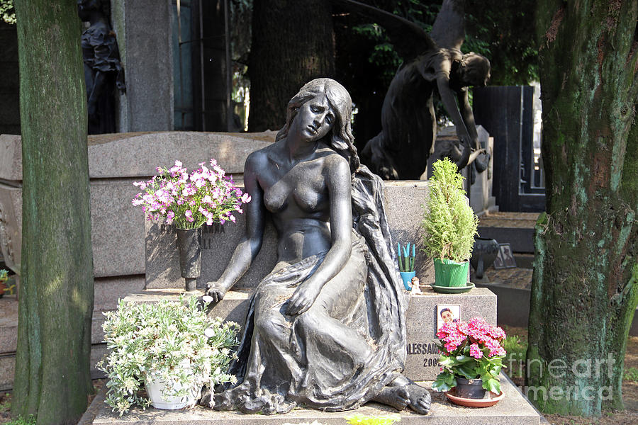 Monumental Cemetery in Milan 7909 Photograph by Jack Schultz