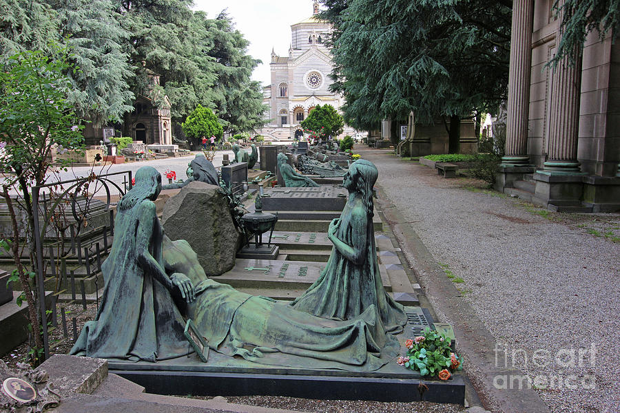 Monumental Cemetery in Milan 9393 Photograph by Jack Schultz