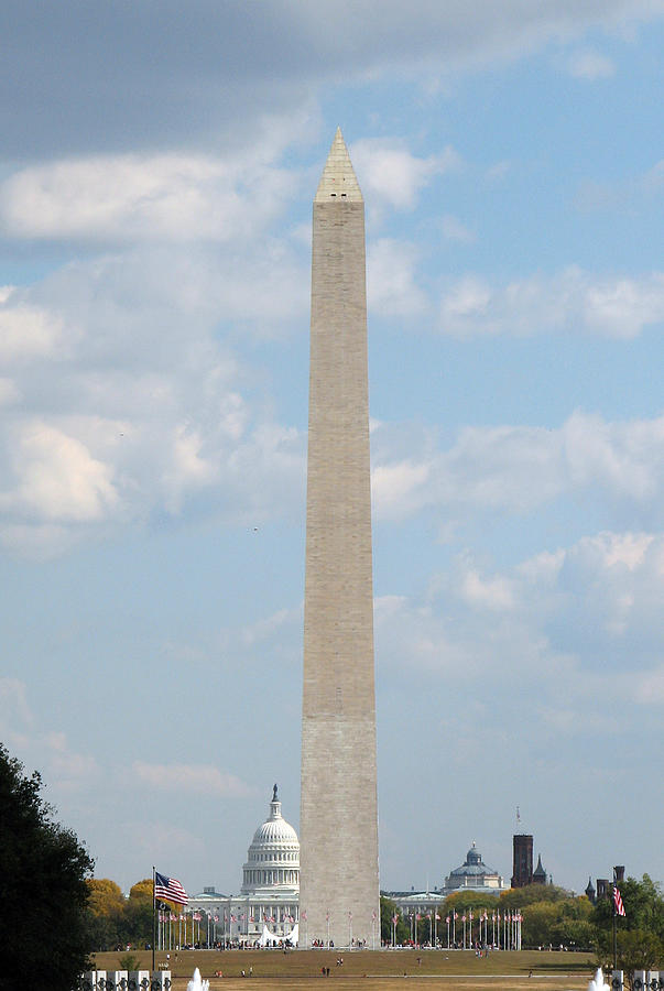 Washington Monument Photograph - Monumental Day by Kat Dee