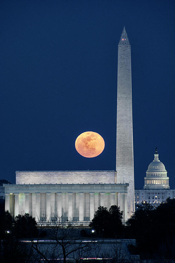 Monumental Moon Photograph by Robert Fawcett