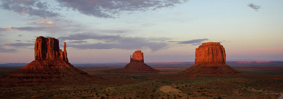 Monumental Sunset Panorama Photograph by Gales Of November