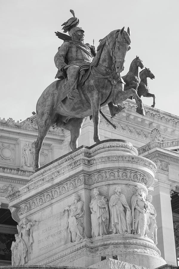 Monumento A Vittorio Emanuele ii Statue 2 Photograph by John McGraw