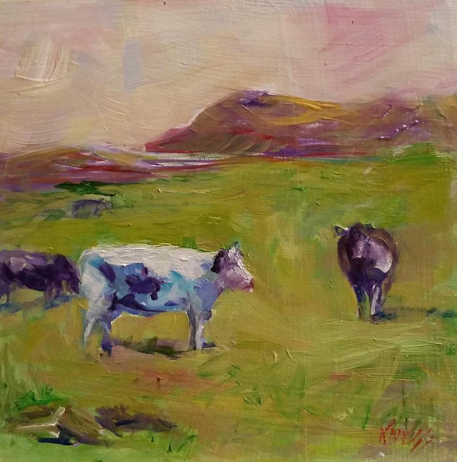 Moo to you Painting by Patricia Kness - Fine Art America