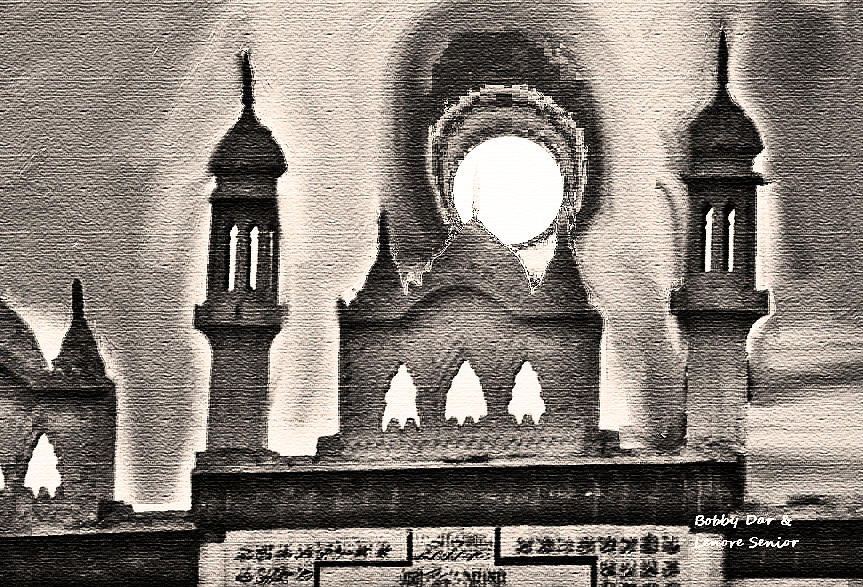 Black And White Mixed Media - Mood of Pakistan by Lenore Senior