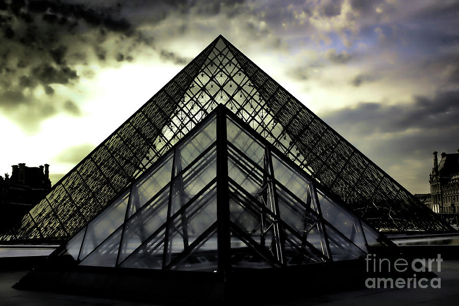 Moods The Louvre Photograph by Chuck Kuhn