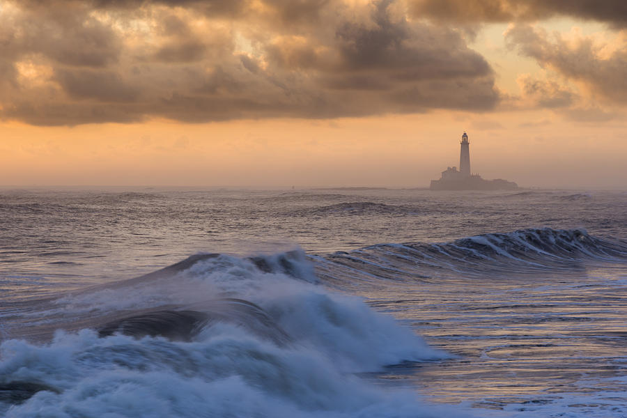 Moody lighthouse Photograph by David Taylor - Fine Art America