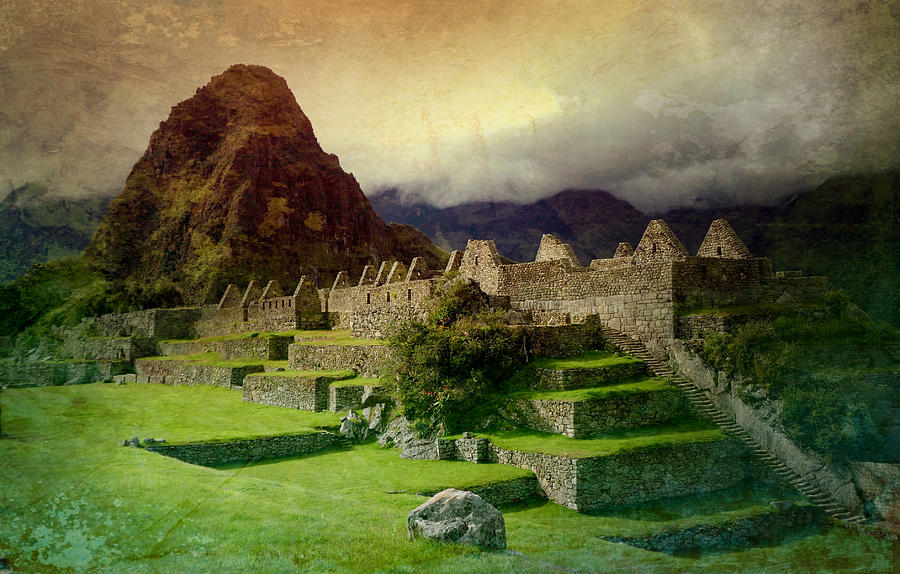 Landscape Photograph - Moody Machu Picchu by Jane Selverstone