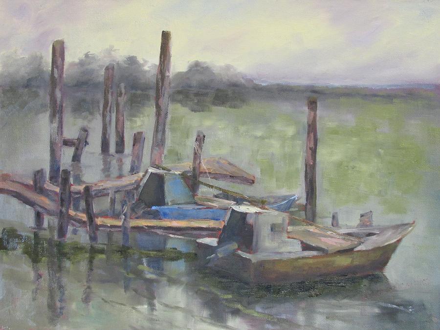 Moody Morning Painting by Susan Richardson