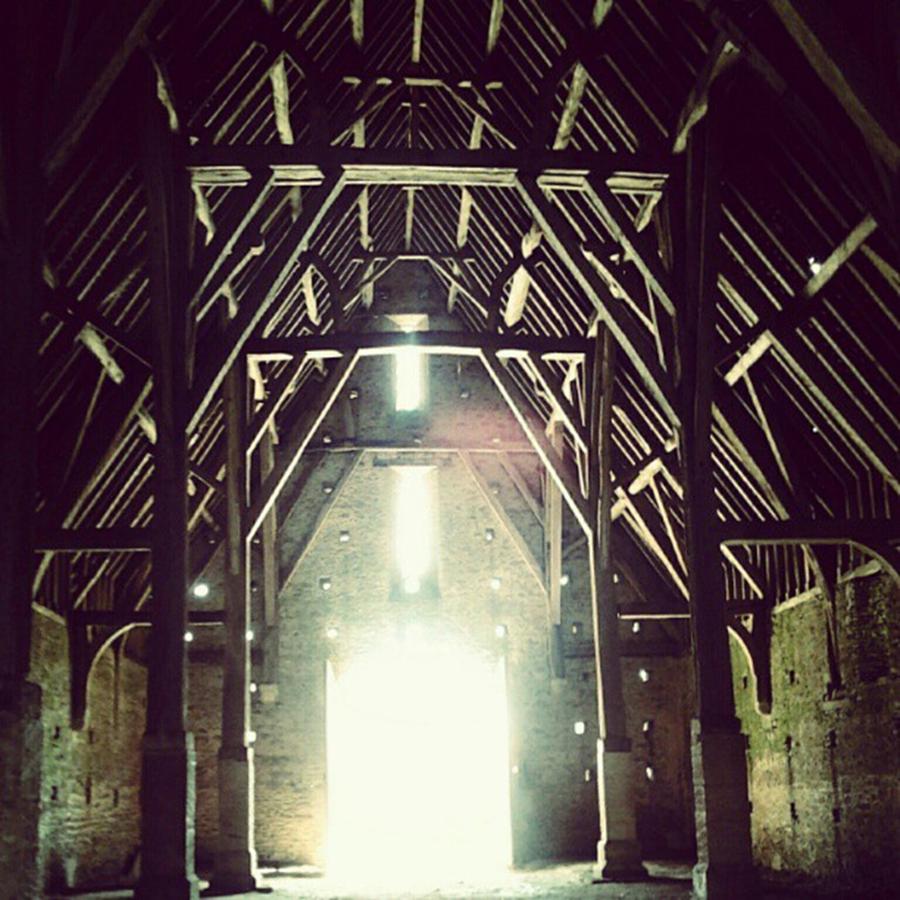 Barn Photograph - Moody Shot Of The Inside Of Great by Suzanne Charlton