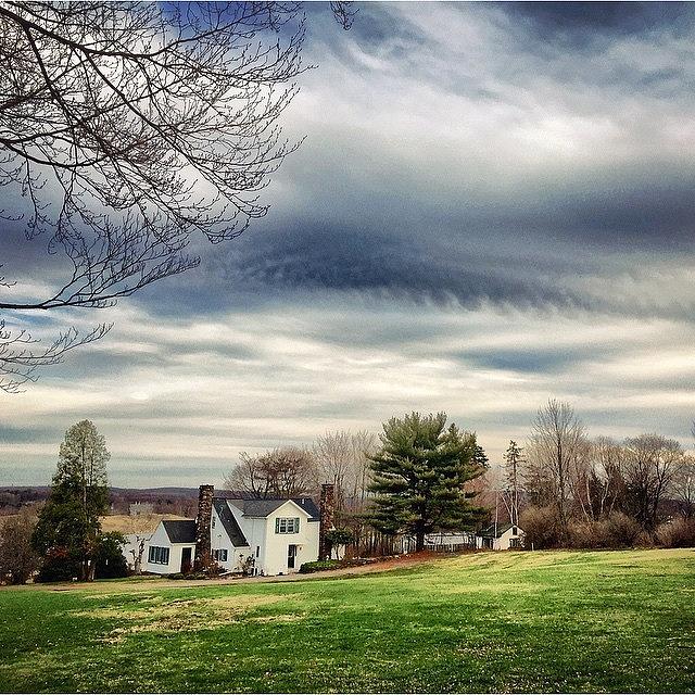 Spring Photograph - Moody Sky, 2015.04.15 @fotor_apps by Aaron Campbell