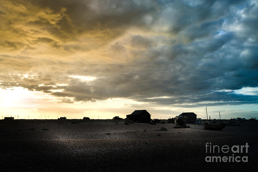 Moody Sky, Dungeness Beach  Photograph by Perry Rodriguez