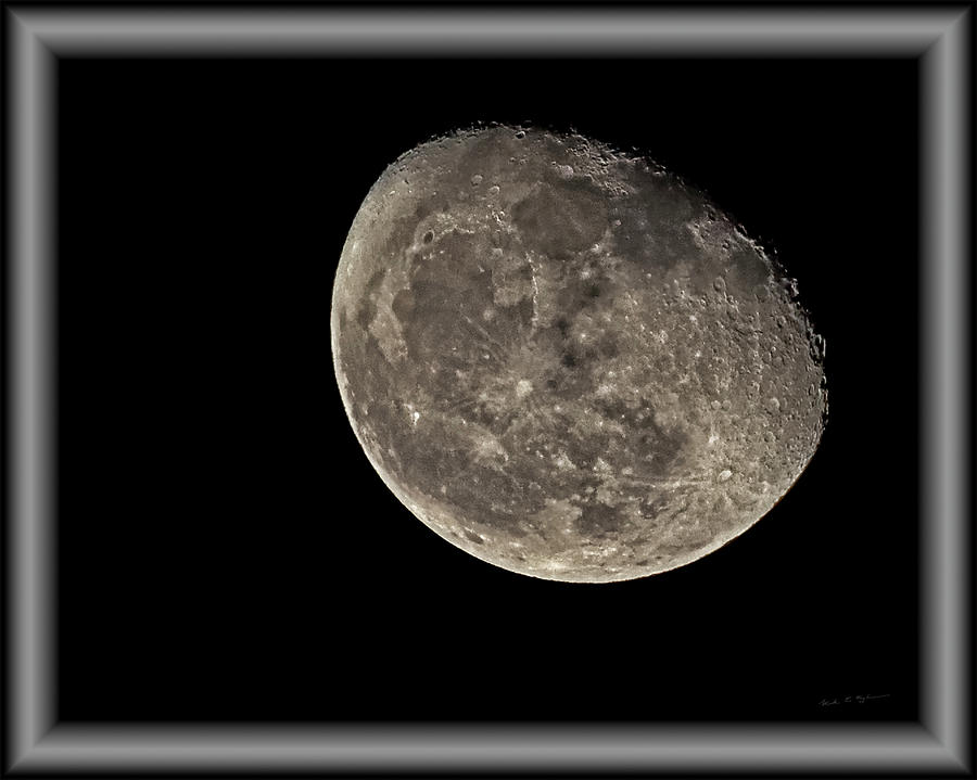 Interstellar Photograph - Moon 8483c by Mark Myhaver